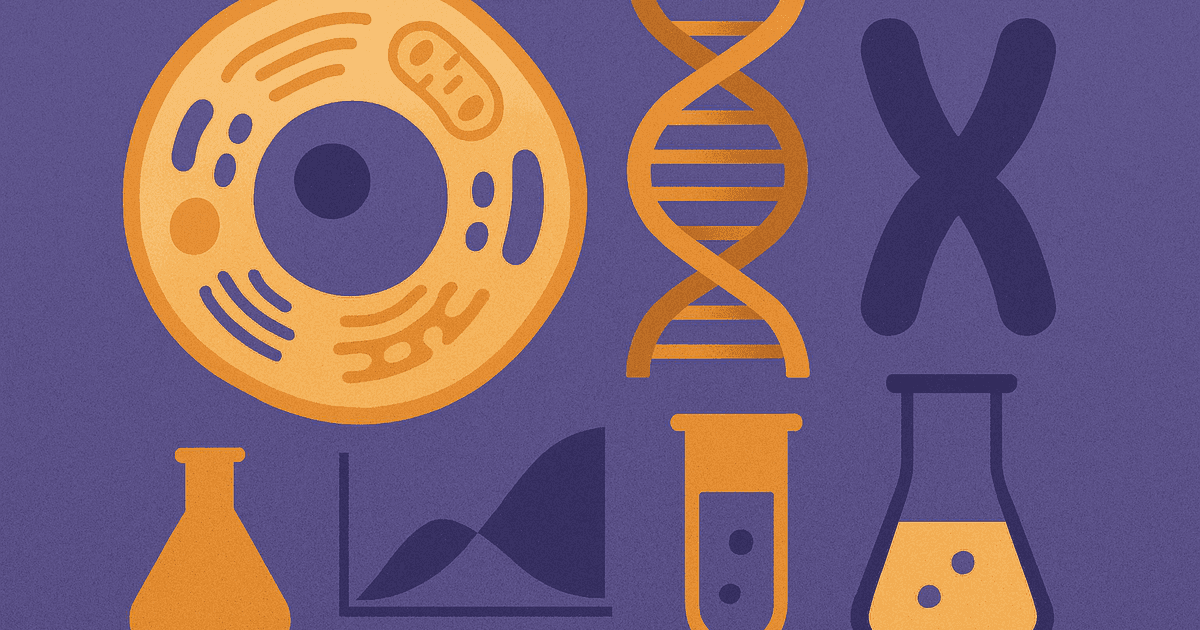 AP Biology review quiz covering cell biology and genetics questions