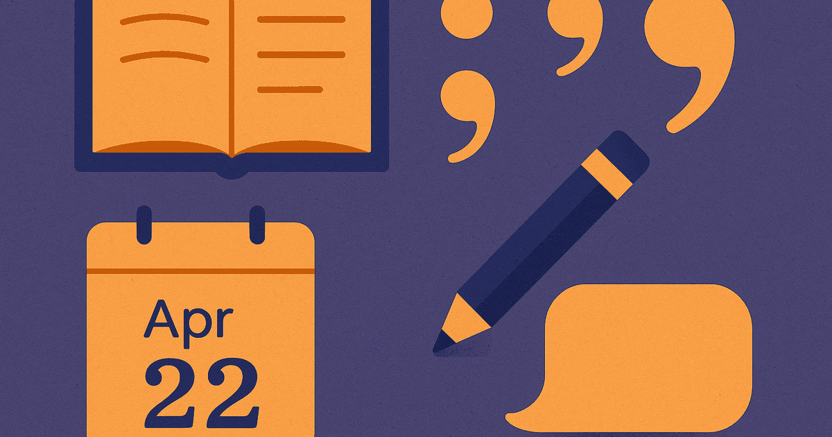 Grammar and punctuation quiz template covering commas, apostrophes, and subject-verb agreement